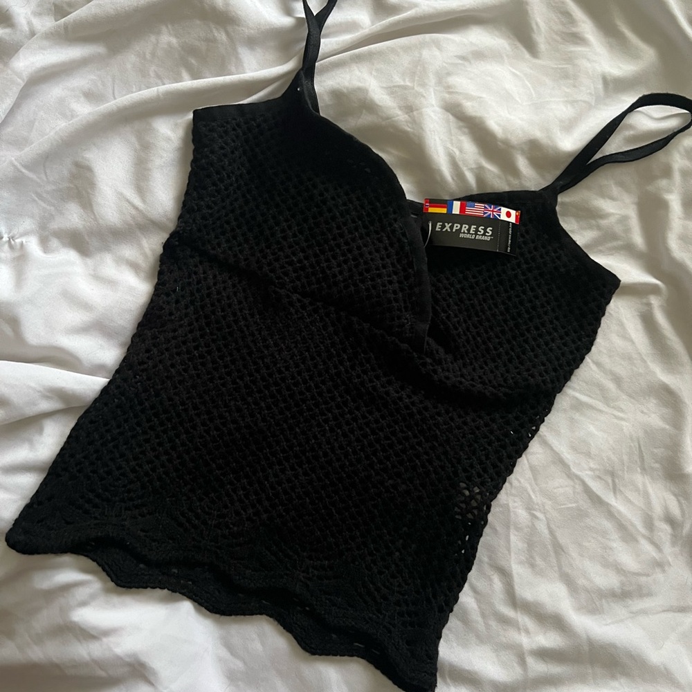 y2k express mesh cami 🖤